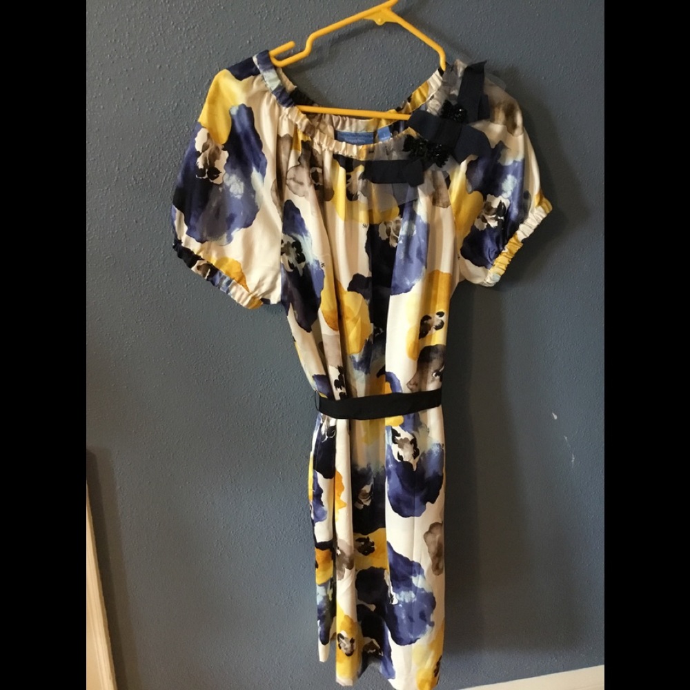 Vera Wang floral print dress